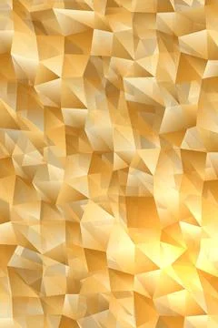 Abstract Gold Geometric Pattern Stock Illustration