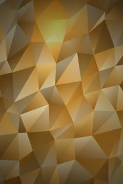Abstract Gold Geometric Pattern 库存插图