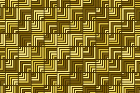 Abstract gold geometric seamless pattern design modern. Luxury background wit Stock Illustration