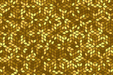 Abstract gold geometric seamless pattern design modern Stock Illustration