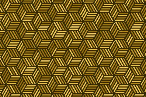 Abstract gold geometric seamless pattern design modern Illustrazione stock