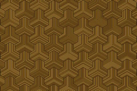 Abstract gold geometric seamless pattern design modern Illustrazione stock