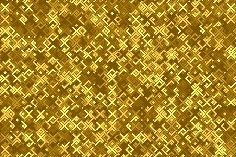 Abstract gold geometric seamless pattern design modern. Luxury background wit Stock Illustration