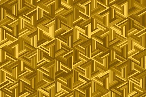 Abstract gold geometric seamless pattern design modern Illustrazione stock