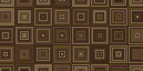 Abstract gold geometric seamless pattern design modern. Luxury background wit Illustrazione stock