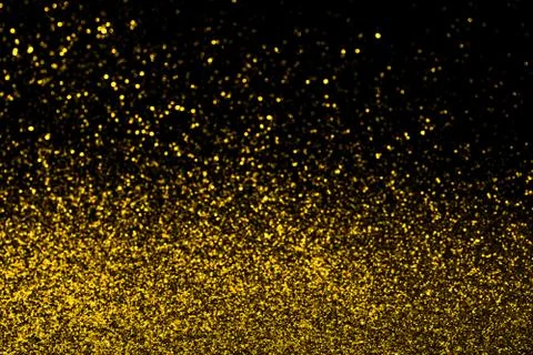 Abstract gold glitter background Stock Photos