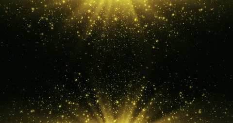 Abstract Gold Glitter Particles 库存影片 247861128