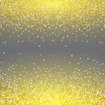 Abstract gold glitter splatter background for the card, invitation, brochure Stock Illustration