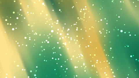 Abstract gold green gradient background with glowing light spots 库存影片 336353806