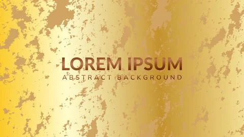 Abstract Gold Grunge Texture Stock Illustration