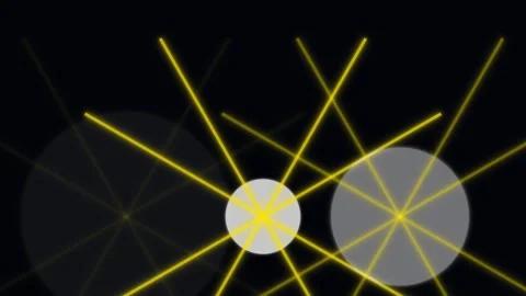 Abstract Gold Laser Beams Crossing Motion Graphics Background Stock Footage 341844442