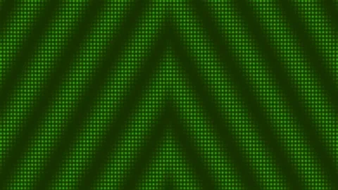 Abstract Gold LED Dot Matrix Background with Moving Chevron Pattern Stock Footage 332563402