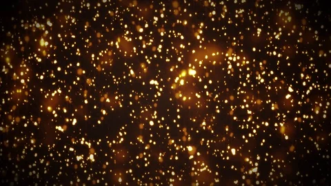 Abstract Gold Light Particles background Loop Stock Footage 101963902