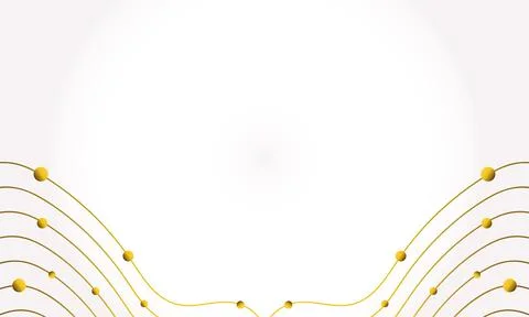 Abstract gold line on white background design Stock Illustration
