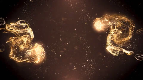 Abstract Gold Liquid Animation Graphics for Wedding - Luxury Shape Animation Stock Footage 239096518