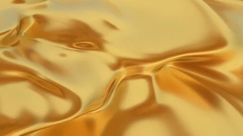 Waves on the surface of liquid gold. Ani, Stock Video