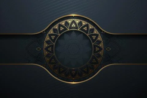 Abstract gold luxury pattern background Stock Illustration