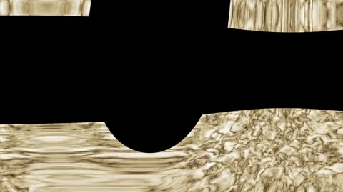 Abstract Gold Marble Textured Moving Frames Graphic on Black 库存影片 328306558