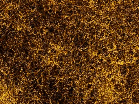 Abstract gold mesh pattern on black background Stock Illustration