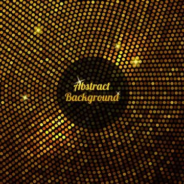 Abstract gold mosaic background. Stock Illustration