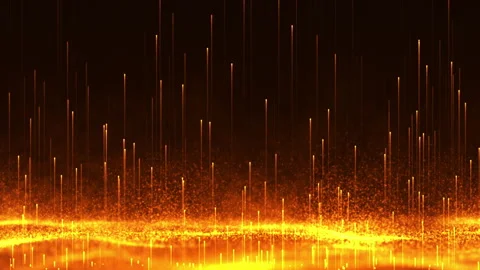 Abstract gold motion background, moving wave and move up 動画素材 263009224