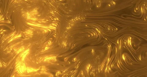 Abstract gold moving background fluid liquid with swirls as background, luxury Video stock 266812177