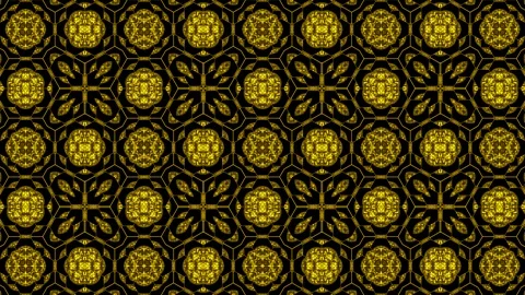 Abstract gold ornament. Stock Footage 104059637