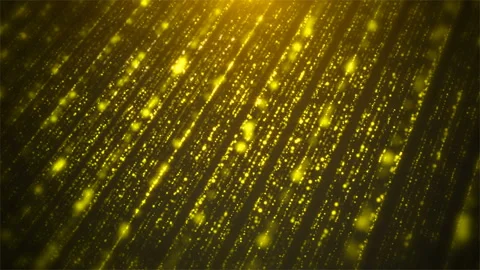 Abstract Gold particle fail in the dark Stockbeeldmateriaal 101443433