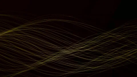 Abstract gold particle waves motion graphic background Stock-Footage 346234319