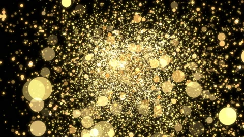 Abstract gold Particles Background. Stock Footage 167056947