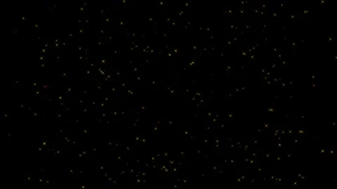 Abstract Gold Particles. Slow motion of abstract gold particles on black Stock Footage 169911944