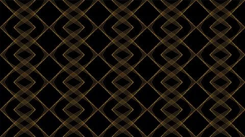 Abstract gold pattern on black background vector stock Stock Illustration