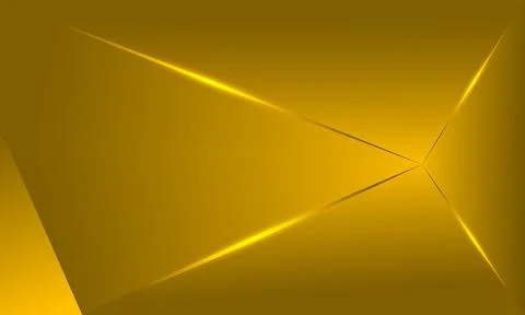 Abstract gold polygon triangles shape pattern background Stock Illustration