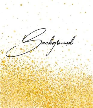 Abstract gold romantic Stock Illustration