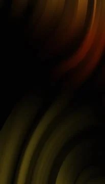 Abstract Gold Silk Waves on Black Background – Vertical Wallpaper イラスト素材