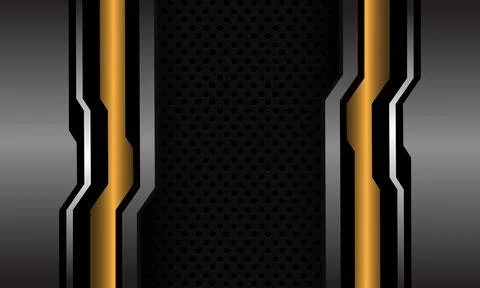 Abstract gold silver gray circle mesh background Stock Illustration