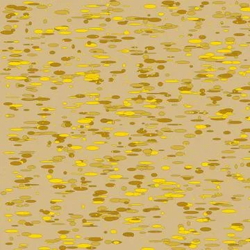Abstract gold speckles pattern on beige background Stock Illustration
