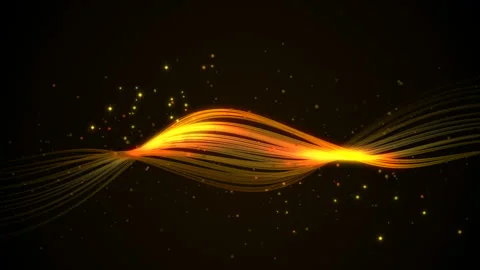 Abstract Gold Stream Background Loop Stock Footage 94429400