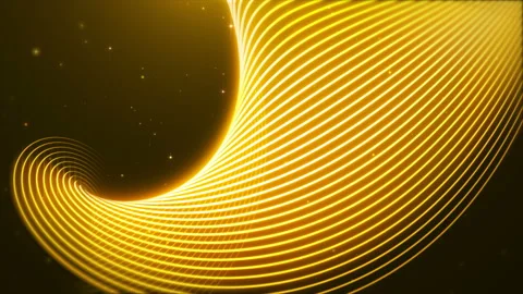 Abstract Gold Stream Background Loop Stock Footage 95251828