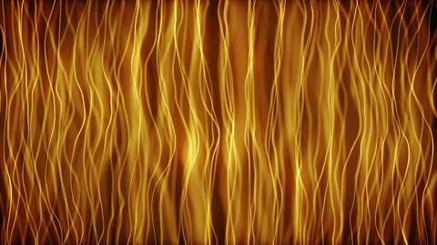 Abstract Gold Strings Waving Fx Background Loop Stock Footage 165493165