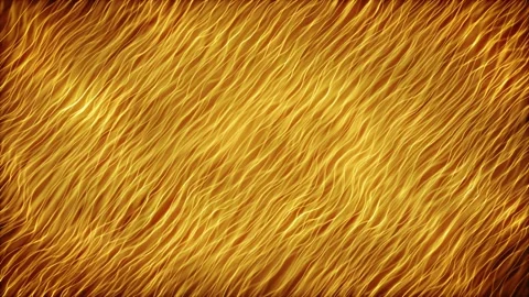 Abstract Gold Strings Waving Fx Background Loop Stock Footage 169864788