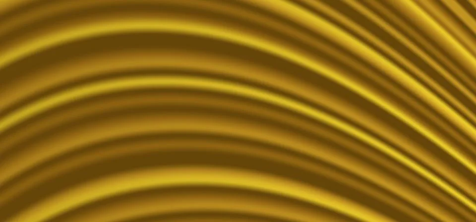 Abstract gold stripe lines pattern artwork decirative of silk style. Stock Illustration