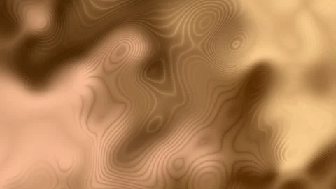 Abstract Gold Topographic Wave Gradient Motion Background Loop Stock Footage 340688210