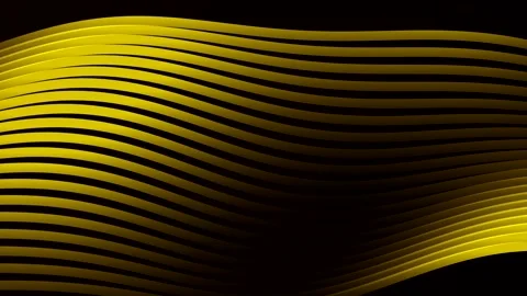 Abstract gold wave lines motion background loop Video stock 346234864