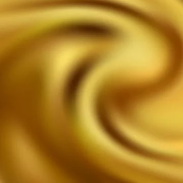 Abstract gold wave liquid background Stock Illustration