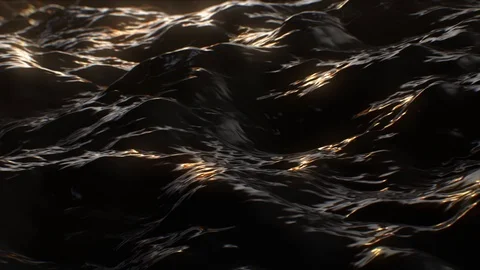 Abstract gold wave ocean Vídeo Stock 108056738