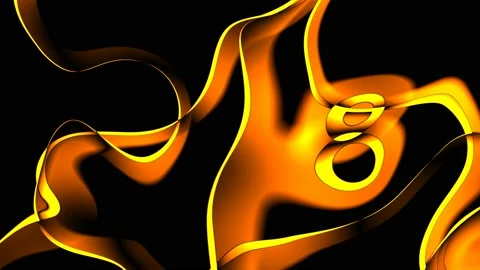 Abstract gold Wavy line background Stock Footage 154536291