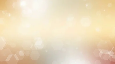 Abstract gold (yellow) hexagon pattern - seamless looping, 4K Stock Footage 85410906