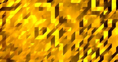 Abstract golden 3D geometric pattern. Mosaic metall background. New year texture Video stock 119594537