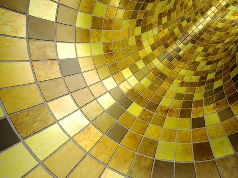 Abstract golden background 3d rendering Stock Illustration